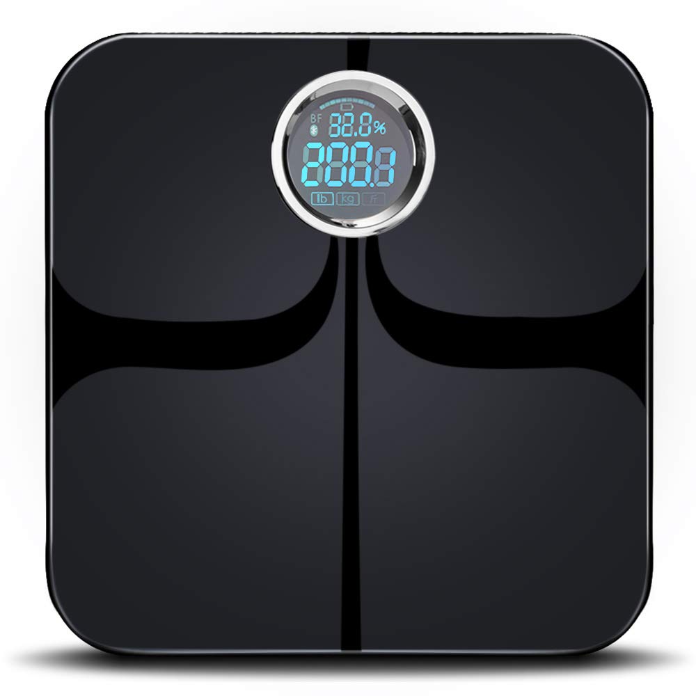 YUNMAI Smart Scale Body Fat Scale with New Free APP & Body Composition Monitor with Extra Large Display Pack of 2