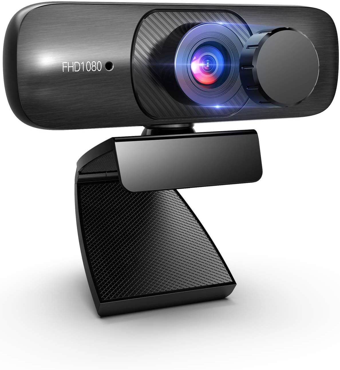 SOLOFISH 1080P Webcam with Microphone, USB Laptop Webcam with Privacy Cover, Desktop 120 Degree PC Camera for PC Video Conferencing/Calling/Gaming, Laptop/Desktop Mac, Skype/YouTube/Zoom/Facetime