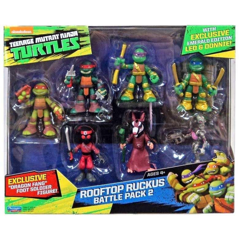 Teenage Mutant Ninja Turtles Rooftop Ruckus Battle Pack 2 by Playmate