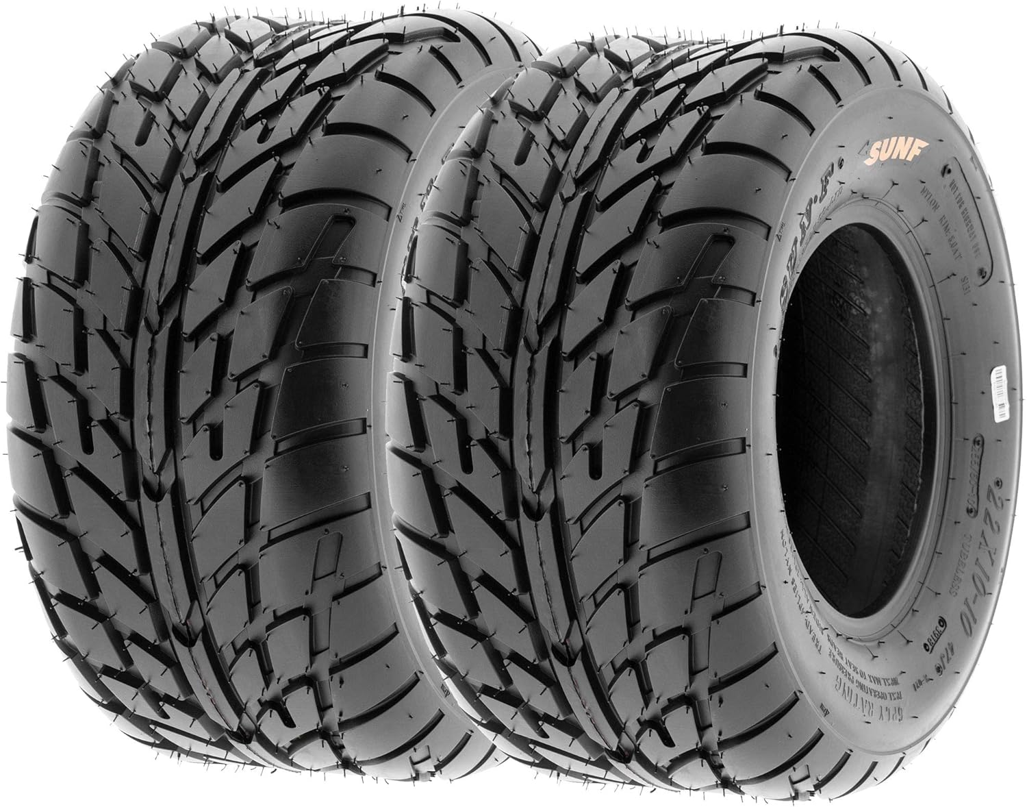 Pair of 2 SunF A021 TT Sport ATV UTV Dirt & Flat Track Tires 225/45-9 (17x9-9), 6 PR, Tubeless