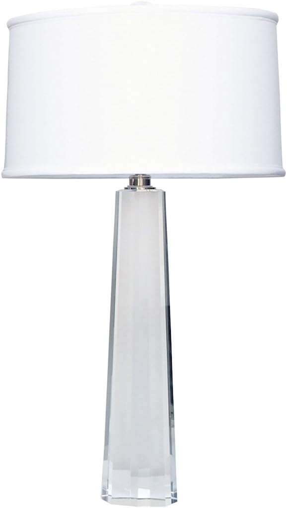 Elk Lighting 729-LED Crystal Faceted Column LED Table Lamp, Clear