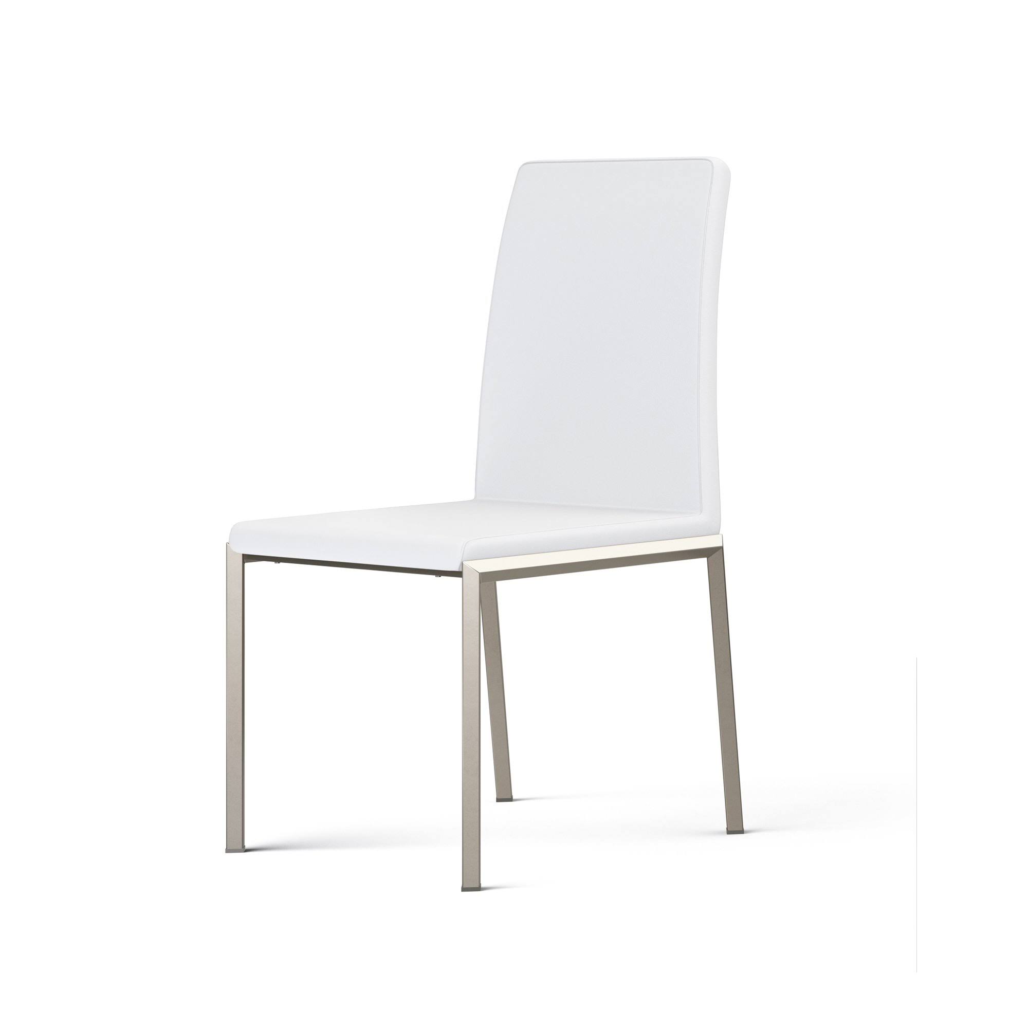 B-Modern Social Dining Chair- Grey/Black Steel