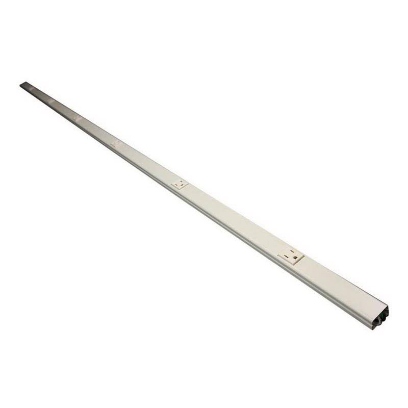 Legrand WH20GB612 Prewired Raceway,15A,6 Outlet,white