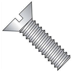 GoVets | Qty 5 | Brighton-Best 8-32 x 1-1/2x22 Machine Screw - Flat Head - Slotted - Steel - Zinc Cr+3 - ft - Pkg of 100 - BBI 5