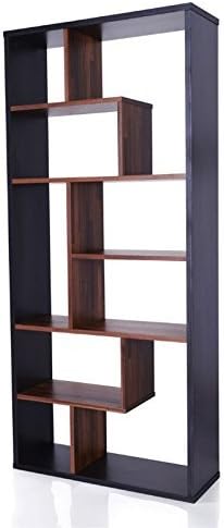 ACME Furniture Acme Chas Cube Bookcase in Espresso & Walnut