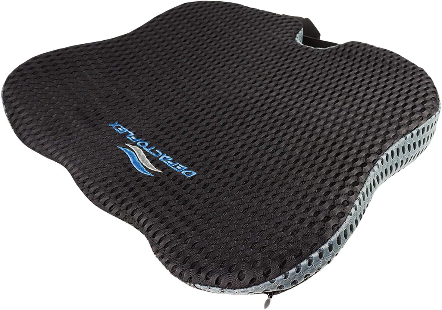 DefactoFlex Wedge Seat Cushion for Car and Truck Seat Cushion - High Density Memory Foam - Coccyx and Sciatica Pillow - Slimmer Design