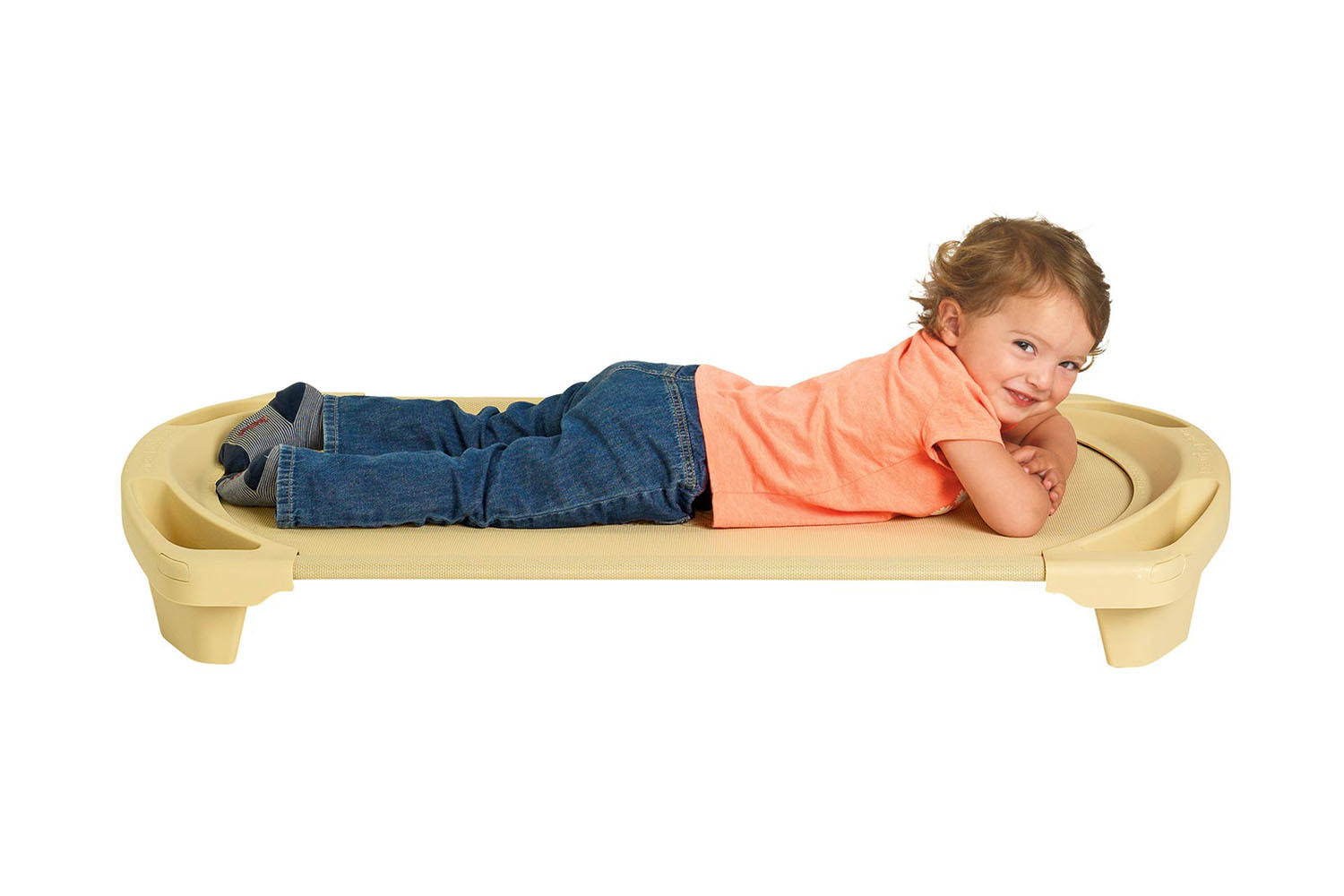 SpaceLine Cot Toddler 4 Pack - Sand