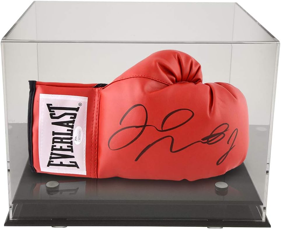 OnDisplay Deluxe UV-Protected Boxing Glove Display Case - Black Base Pack of 2