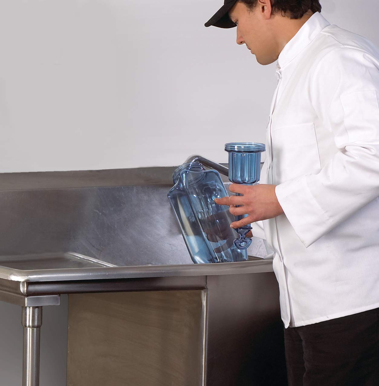 Carlisle FoodService Products San Jamar RCU642 Rapi-Kool, Chill Utensil 2/PK -64oz, Plastic, Blue Pack of 2