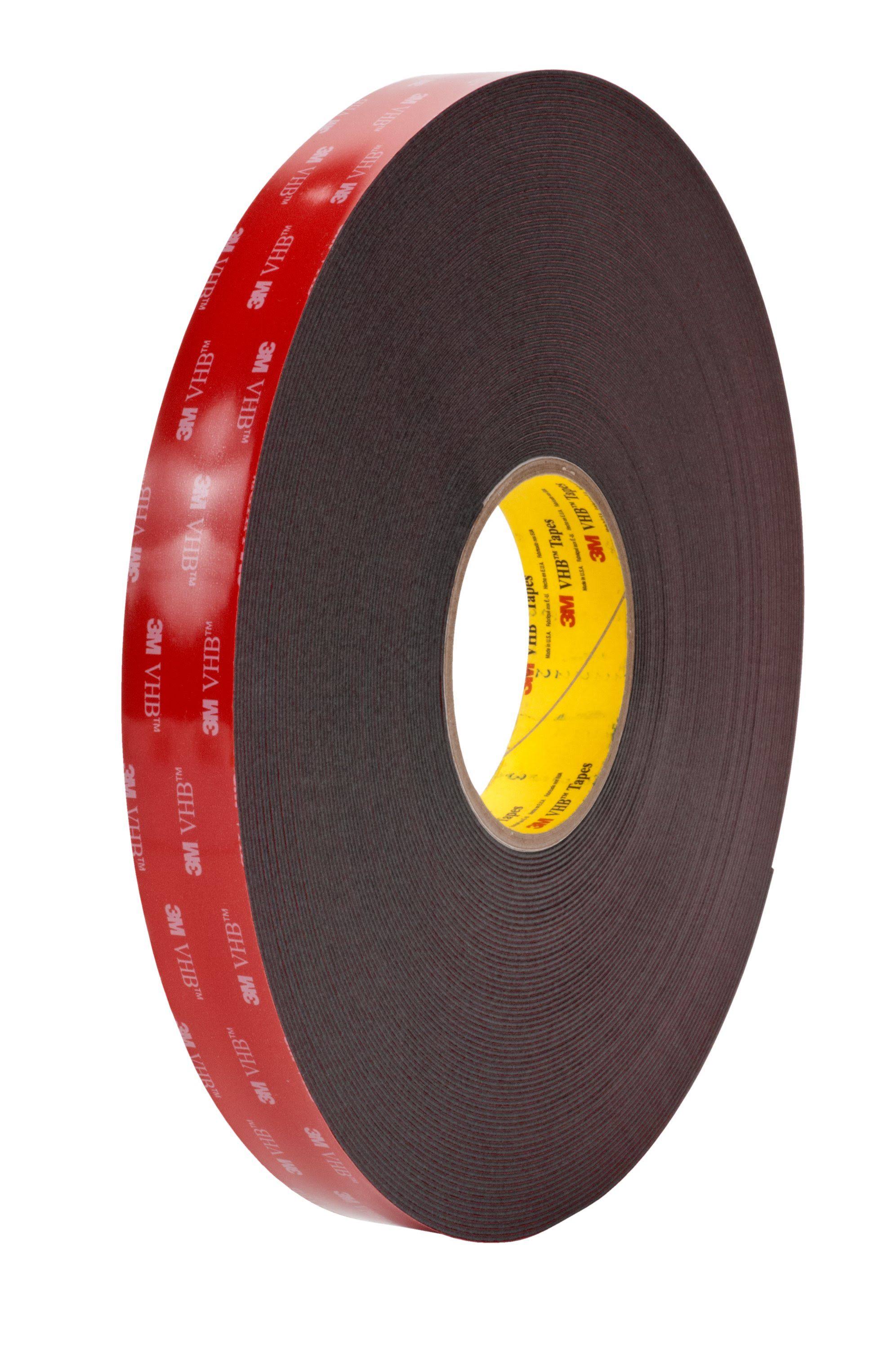 3M VHB Tape 5952, Black, 3/4 in x 36 yd, 45 mil, Small Pack