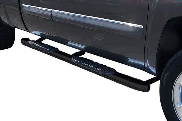 Steelcraft 402129B 5x22 Oval Sidebars, Black