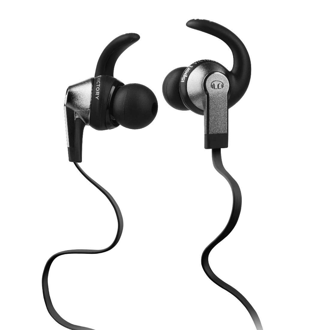 Monster Isport Victory in Ear Headphones, Black