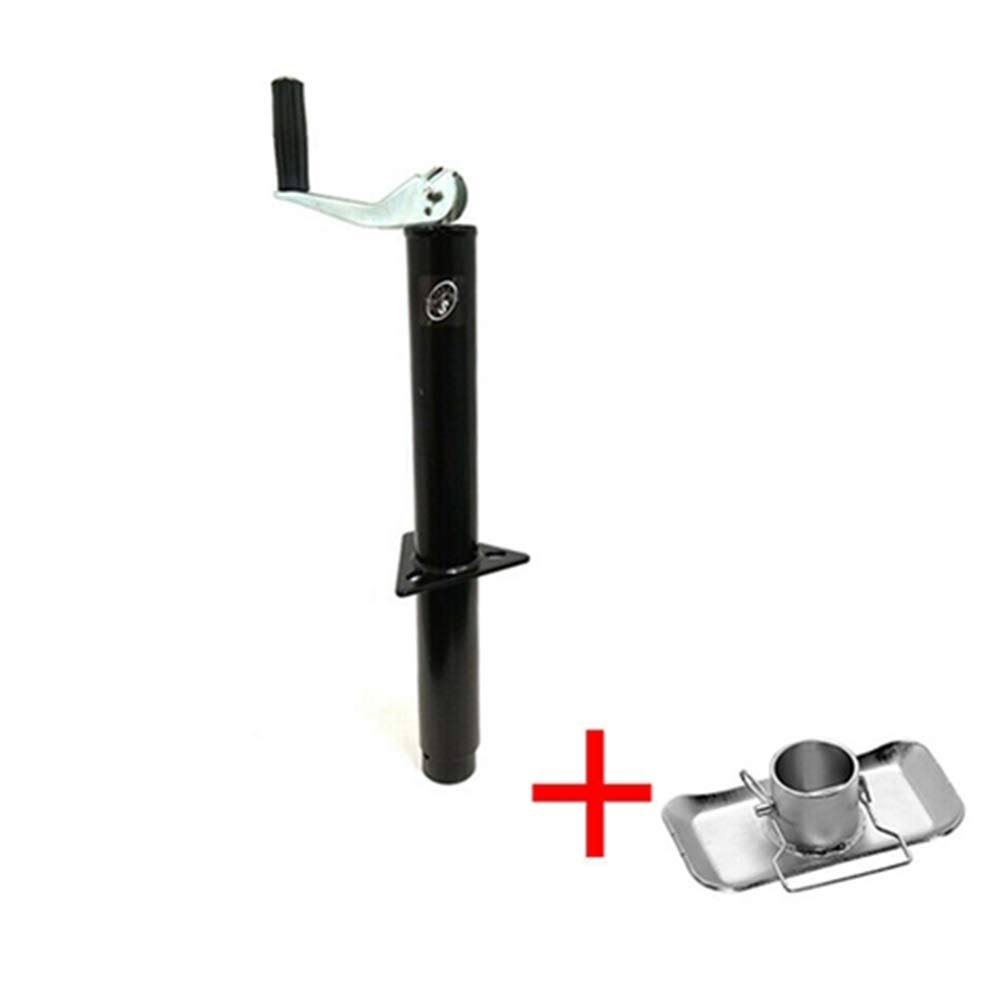 Southwest Wheel 2,000 lbs Top Wind Ram A-Frame Trailer Jack w/foot Plate