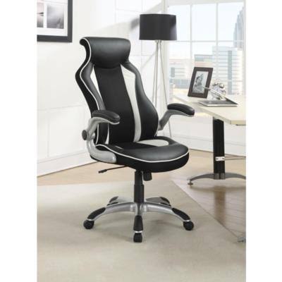 Coaster Company Black/White High-Back Office Chair