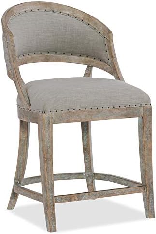 Hooker Furniture Boheme Garnier Barrel Back Counter Stool