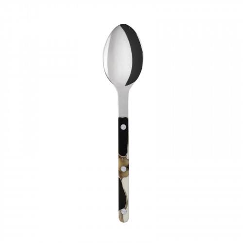 Set of 4 Sabre Bistrot Shiny Dune Black Soup Spoon