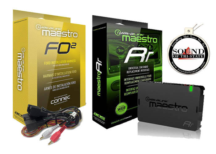 Ads Maestro ADS-MRR iDatalink Steering Wheel Interface W HRN-RR-FO2 T Harness 2011 Up Ford with A Free Sots Air Freshener