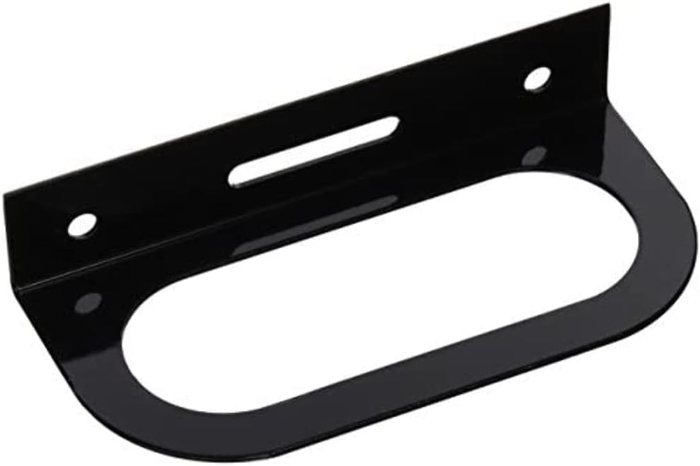 Buyers Single Oval Black Powder Coated Carbon Steel Light Bracket - Lot of 12