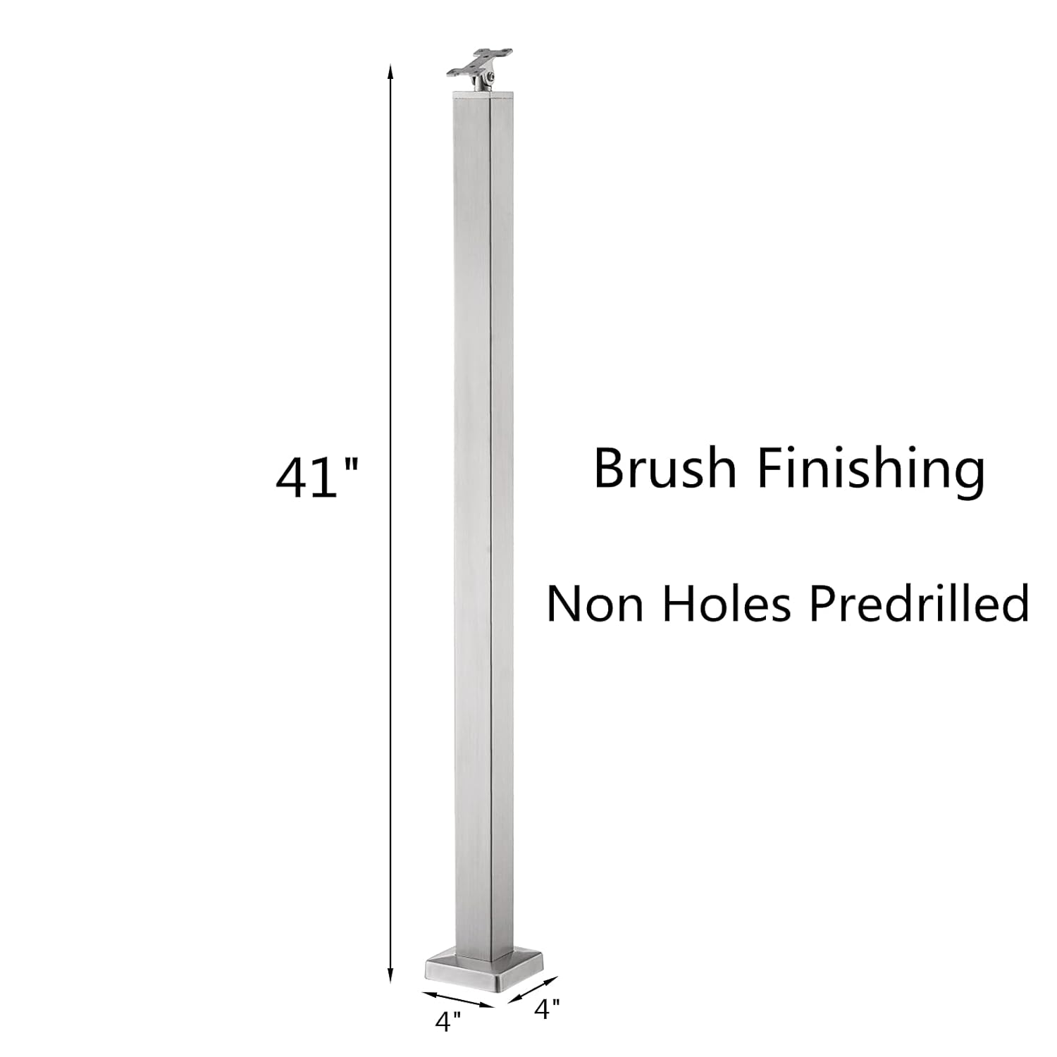 Senmit Cable Railing Post with Angle Adjustable Bracket- 42