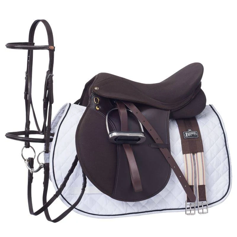 EquiRoyal Pro Am All Purpose Saddle Package, Brown
