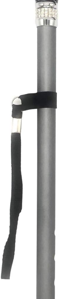 Classy Walking Canes CWC4170GRY Adjustable Rhinestone Cane - Soft Silver Grey 31-38” Adjustable Height Cane with Aluminum Shaft. Functional Grip Cane Pack of 2