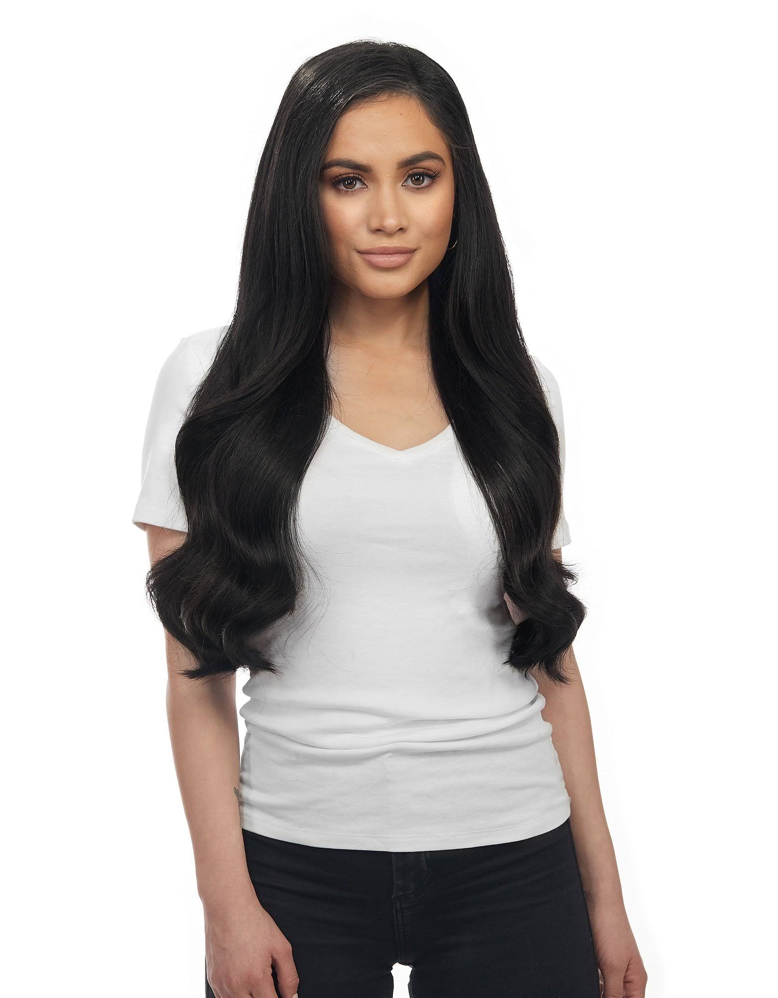 BELLAMI Hair Bellissima Jet Black (1) Extensions - 22x22