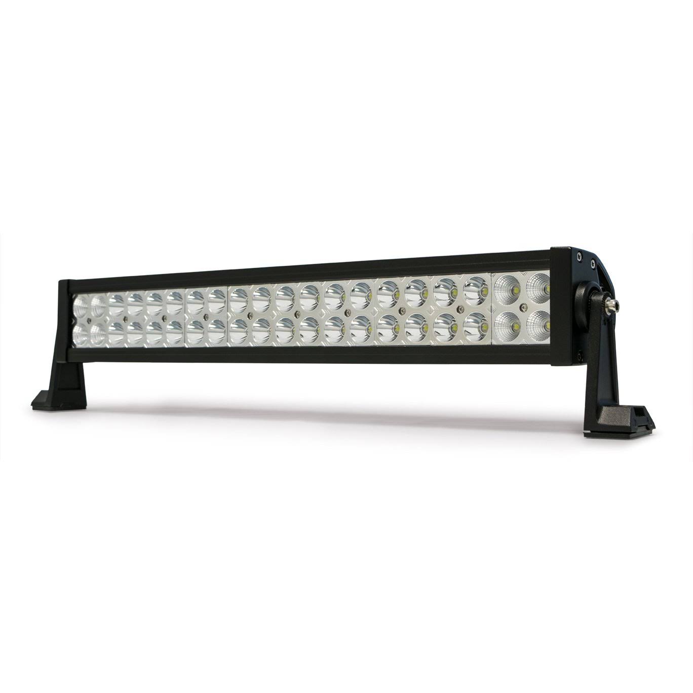 DV8 Offroad Dual Row LED Light Bar with Chrome Face 40 inch