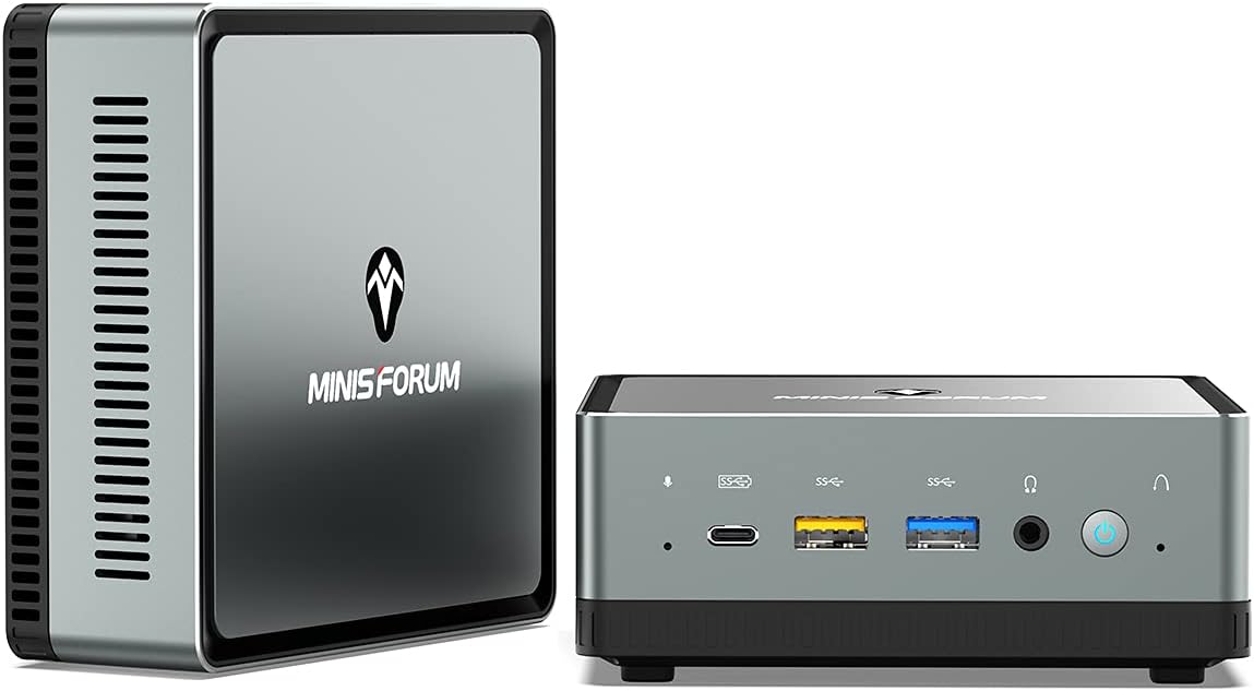 Mini PC AMD Ryzen 7 3750H UM700 | 16 GB RAM 512 GB PCIe SSD Mini Desktop Computer | Radeon RX Vega 10 Graphics | Dual WiFi BT 5.1 | HDMI/Display/USB-C | RJ45 4X USB 3.0 Ports Small Form Factor