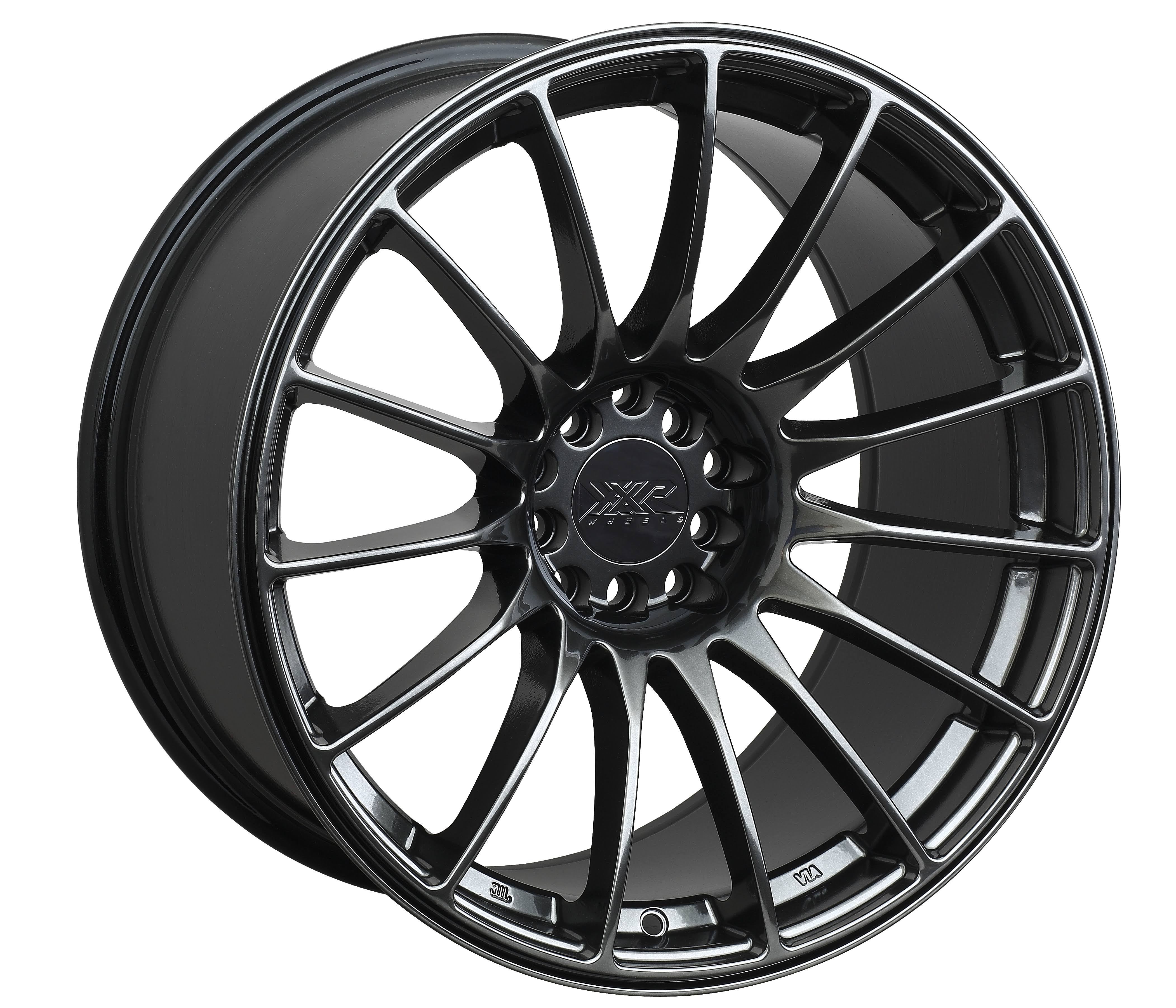 XXR 550 - 18X9.75, 5-100/5-4.5, Chromium Black