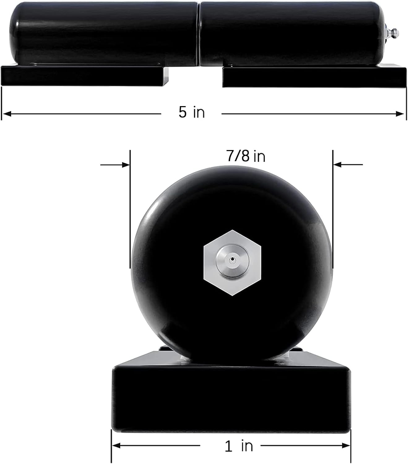 HLMOptimo Barrel Gate Hinge 1 Pair Heavy Duty Gate Hinge Barrel Hinge (5 inch) Pack of 2