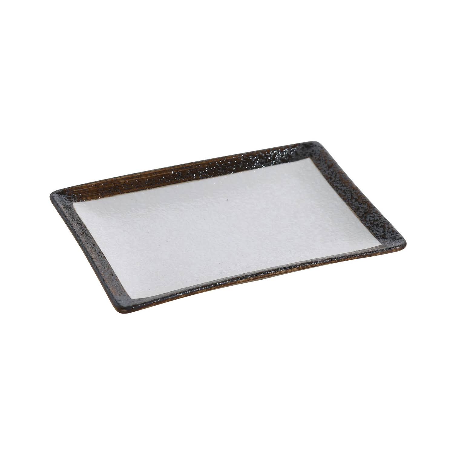 Rockeye, Rectangular PLATE, 10x22W x 7x22L x 1 1/8x22H, Porcelain, Multi-color,16 Packs