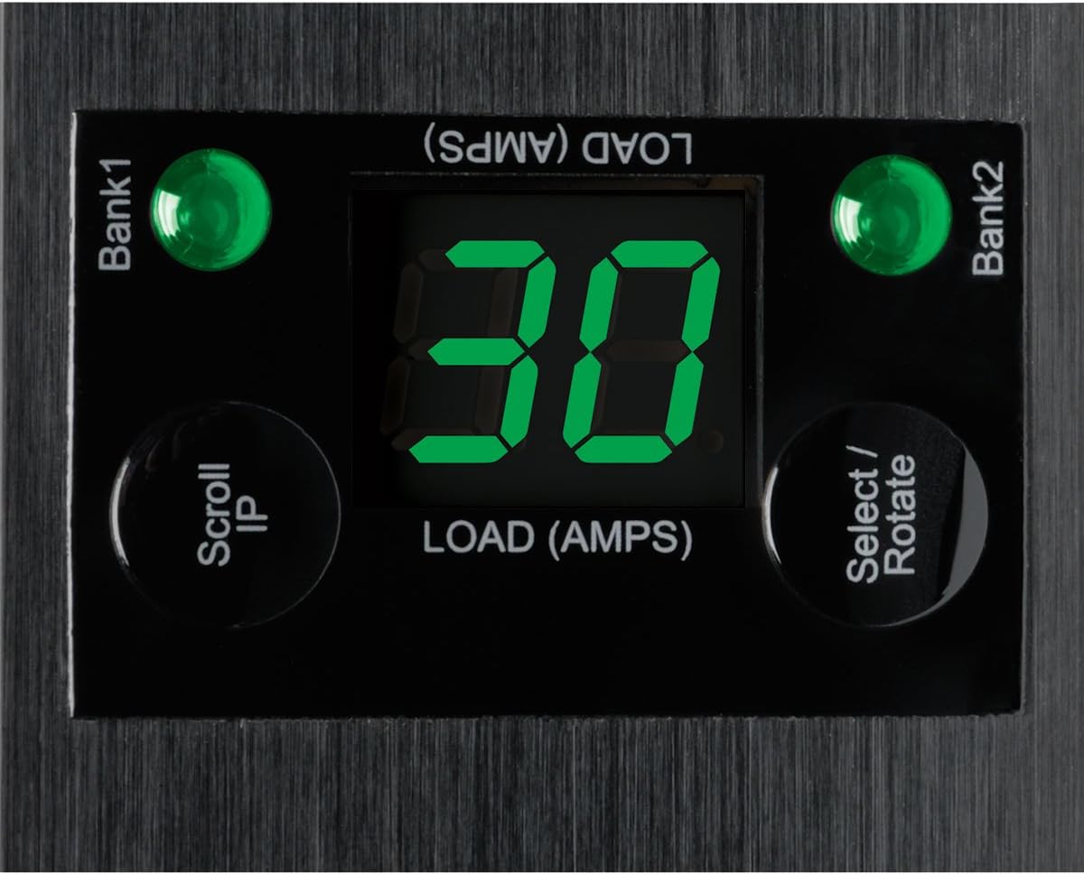 Tripp Lite PDU Monitored 5/5.8kW 208/240V 20 C13 & 4 C19 30A LX Platform L6-30P Vertical 0URM Rack-Mount TAA (PDUMNV30HVLX)