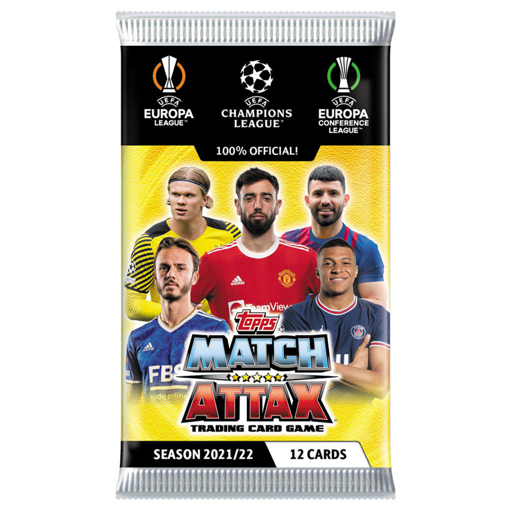 Match Attax 2021/22 Booster Box (24 Packs)