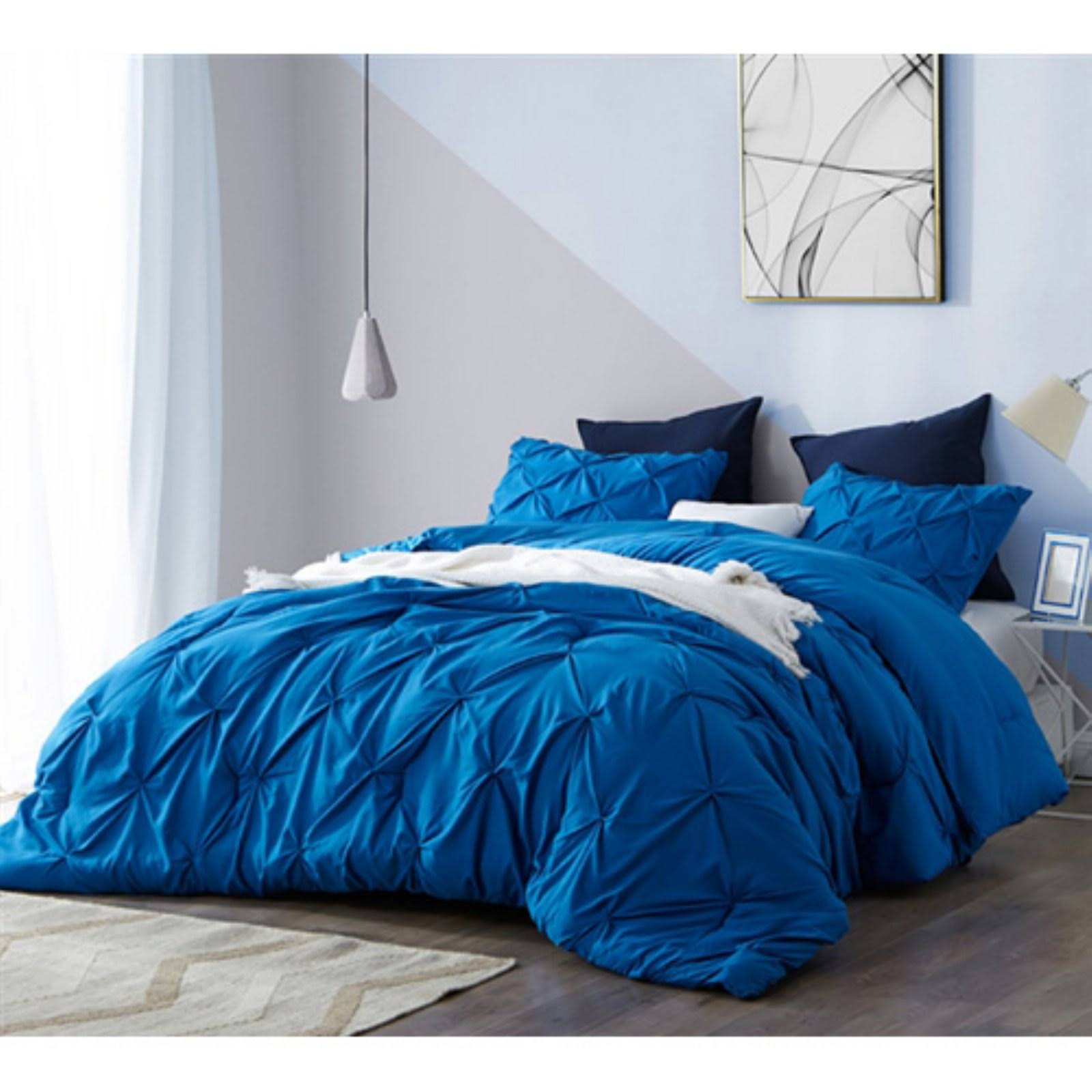 Byourbed Byb Pacific Blue Pin Tuck Comforter - Twin-XL