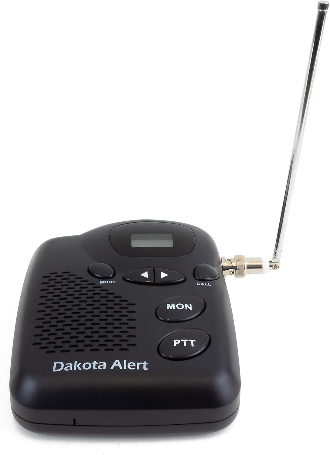 Dakota Alert M538-BS MURS Base Station - Multi Use Radio Service Transceiver with Telescopic Antenna and Normally Open Relay Output Pack of 2