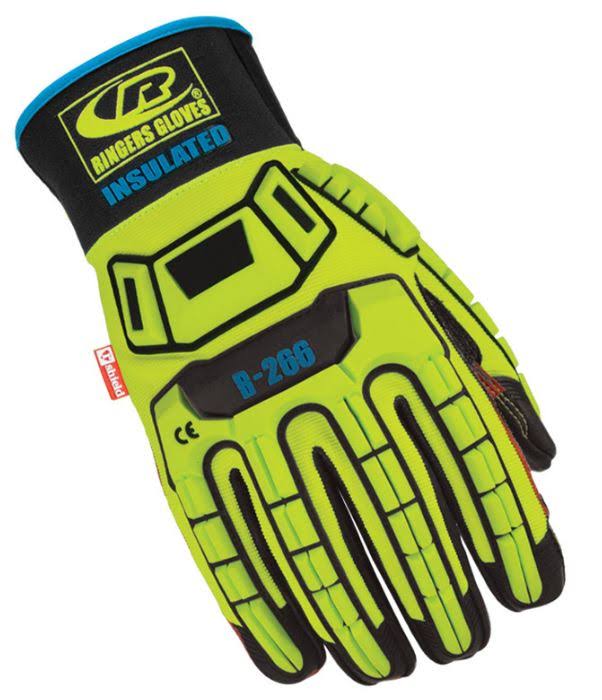 Ringers Gloves 266-13 Glove, Impact Resistant, 3XL, Hi-Vis, PR