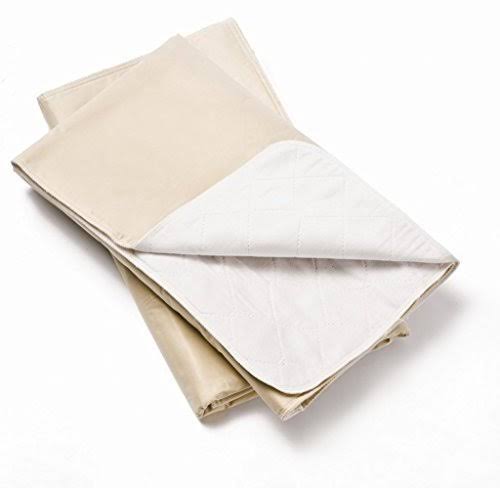 Reusable Underpads, 34 inch x 42 inch, 6 Pack, Beige