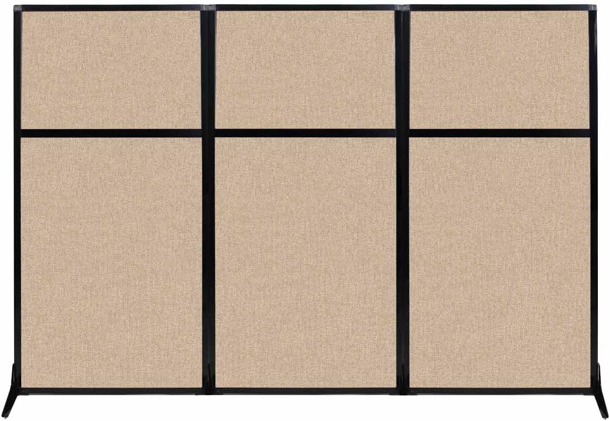 Versare Workstation Partition | Portable Wall Divider | Modern Office Cubicle | Free Standing Privacy Screen | Flexible Work Space | 66