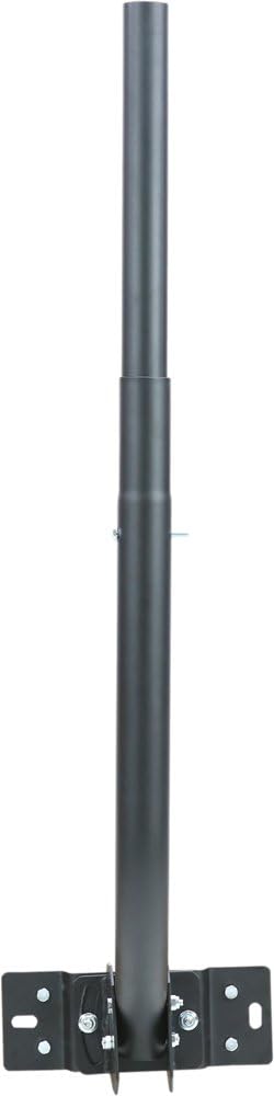 Channel Master CM-3090 Telescoping Universal Antenna Mast Pole Adjustable Roof Mount to Wall, Eave, Attic, Chimney on Flat, Slanting or Vertical Surface,43.125
