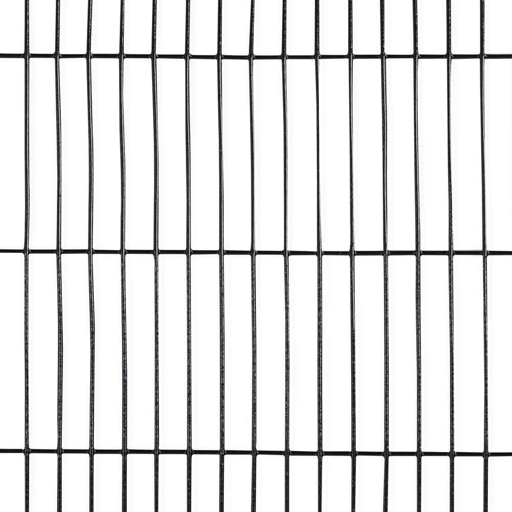 Fencer Wire 16 Gauge Vinyl Coated Welded Wire Black 4ft x 50 ft 1/2x3 inch Mesh WV16-B4X50MH3