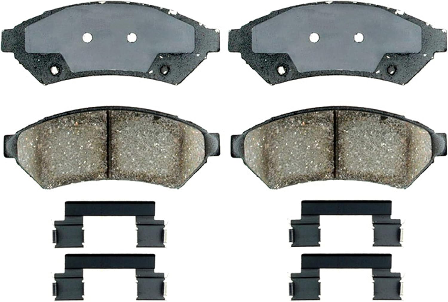 ACDelco Gold 17D1075CH Ceramic Front Disc Brake Pad Set