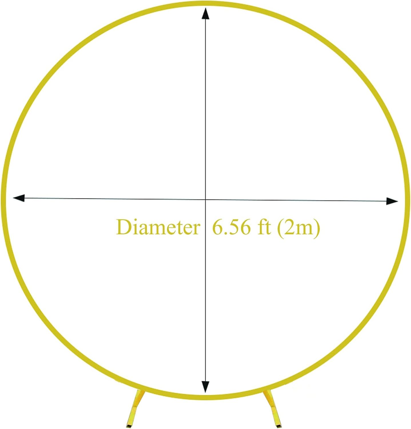 Balloon Arch Stand,Balloon Arch kit Golden Metal Circle Decoration Round Backdrop Stand Wedding Decoration Birthday Event Party Supplies Decorations Baby Shower Photo Background Decoration