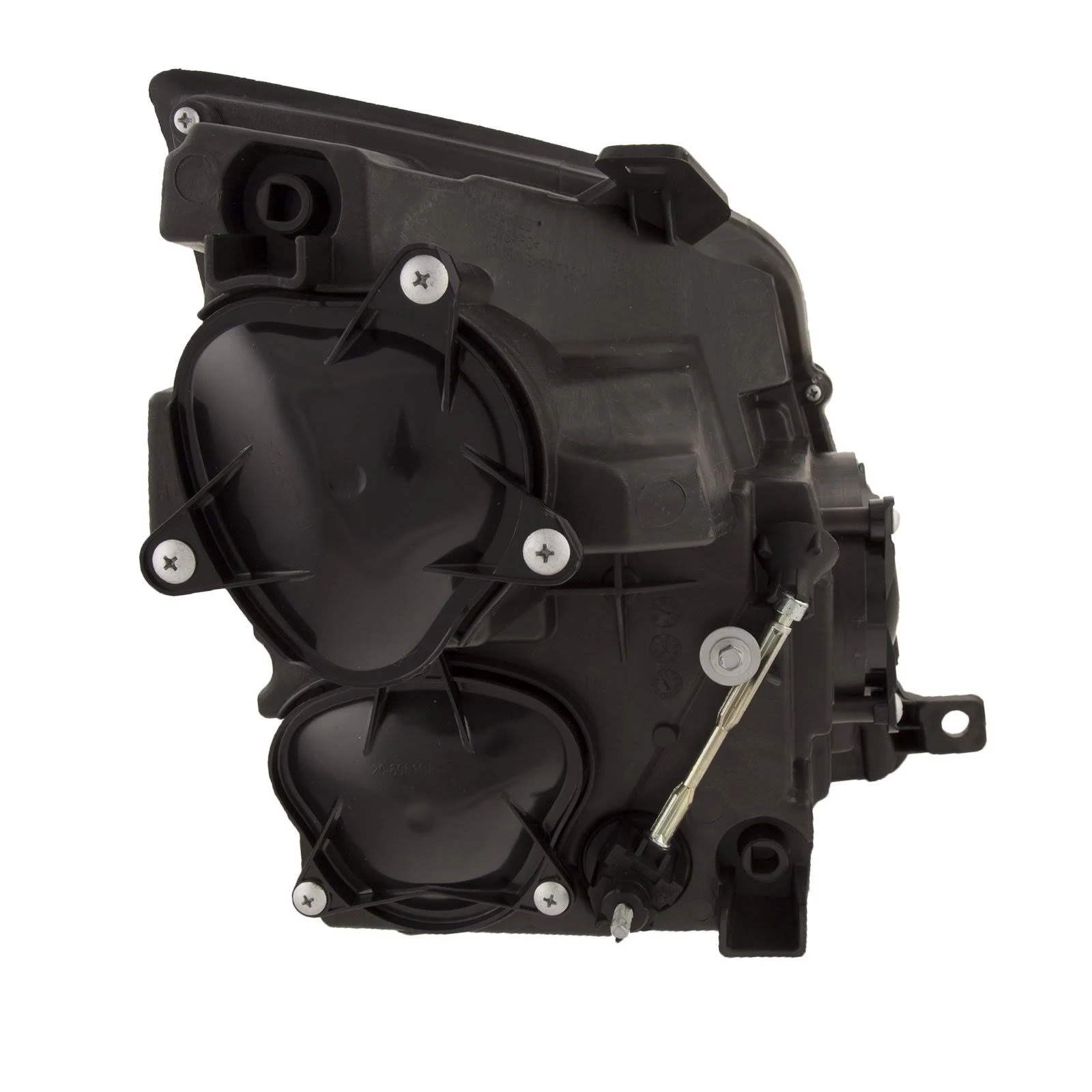 Perde 2008-2012 Cadillac CTS Performance Lens Chrome Halogen Headlights Set