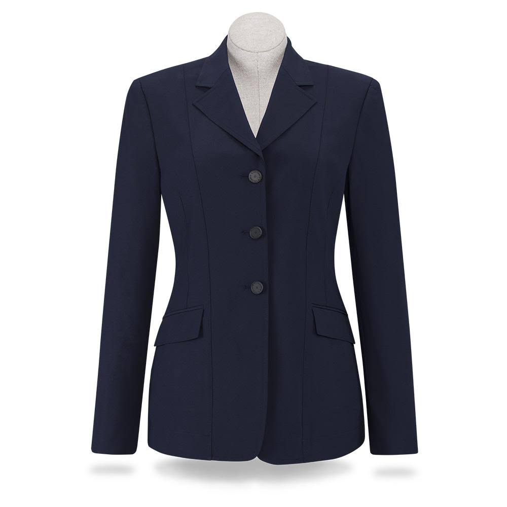R.J. Classics Ellie Girls& Show Coat| Farm House Tack Navy / 10 / Long