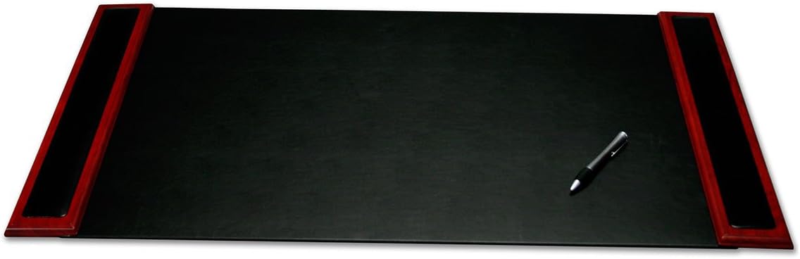 Dacasso Wood & Leather Desk Set, 7pcs, Rosewood