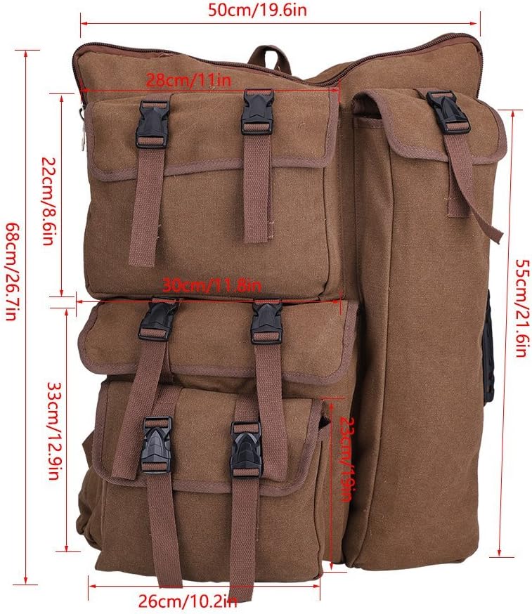 Middle 4K Canvas Drawing Board Bag, Artist Portfolio Backpack Bag Multi-functional Sketchpad Art Bag for Drawing Sketching