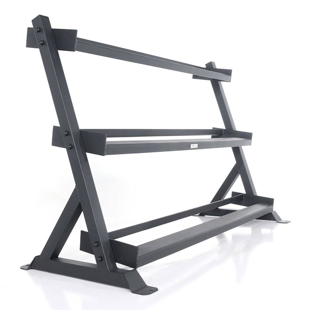 Power Systems Granite Series Horizontal Dumbbell Rack Three Tier 4 Box Item 27835
