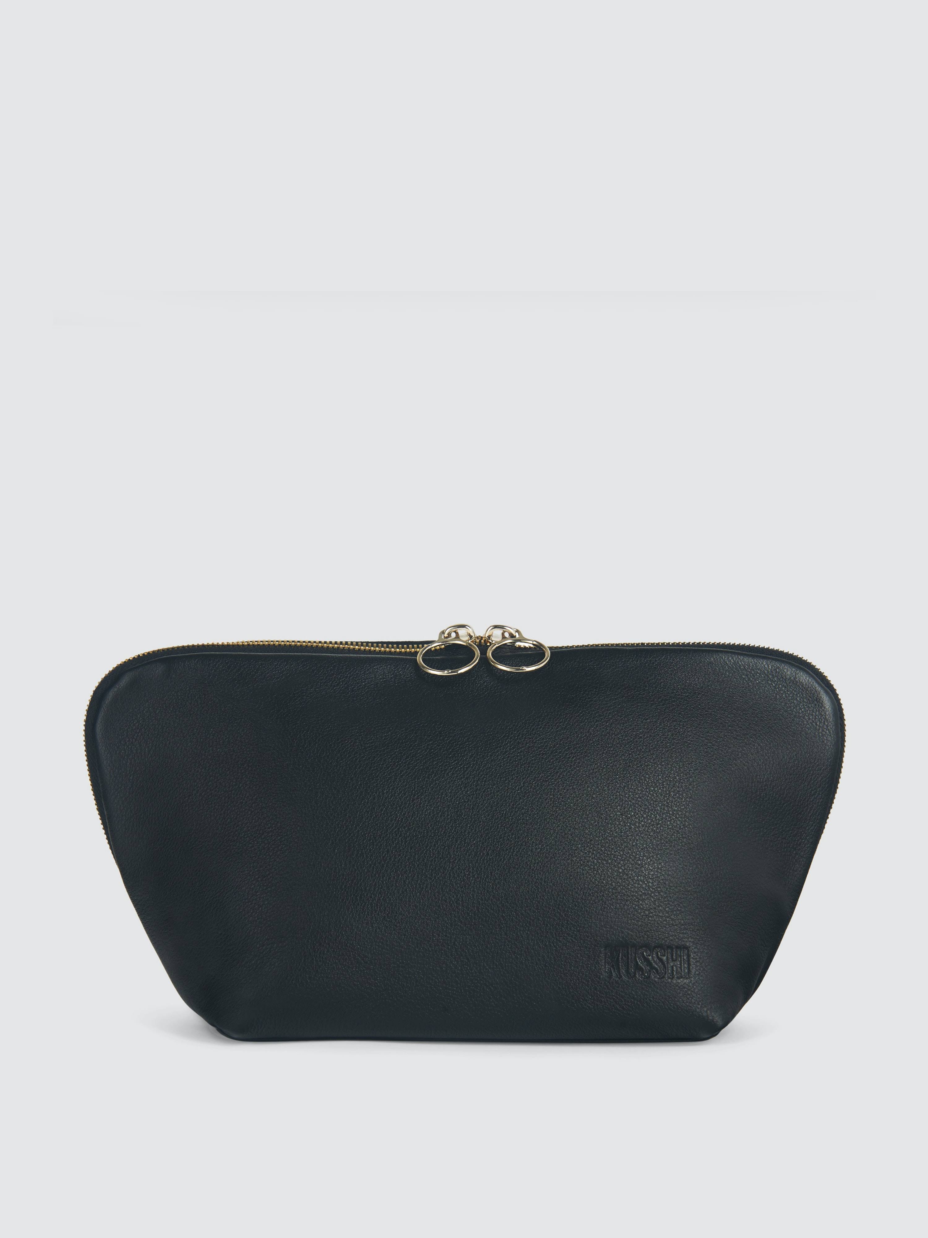 Kusshi Signature Makeup Bag - Black