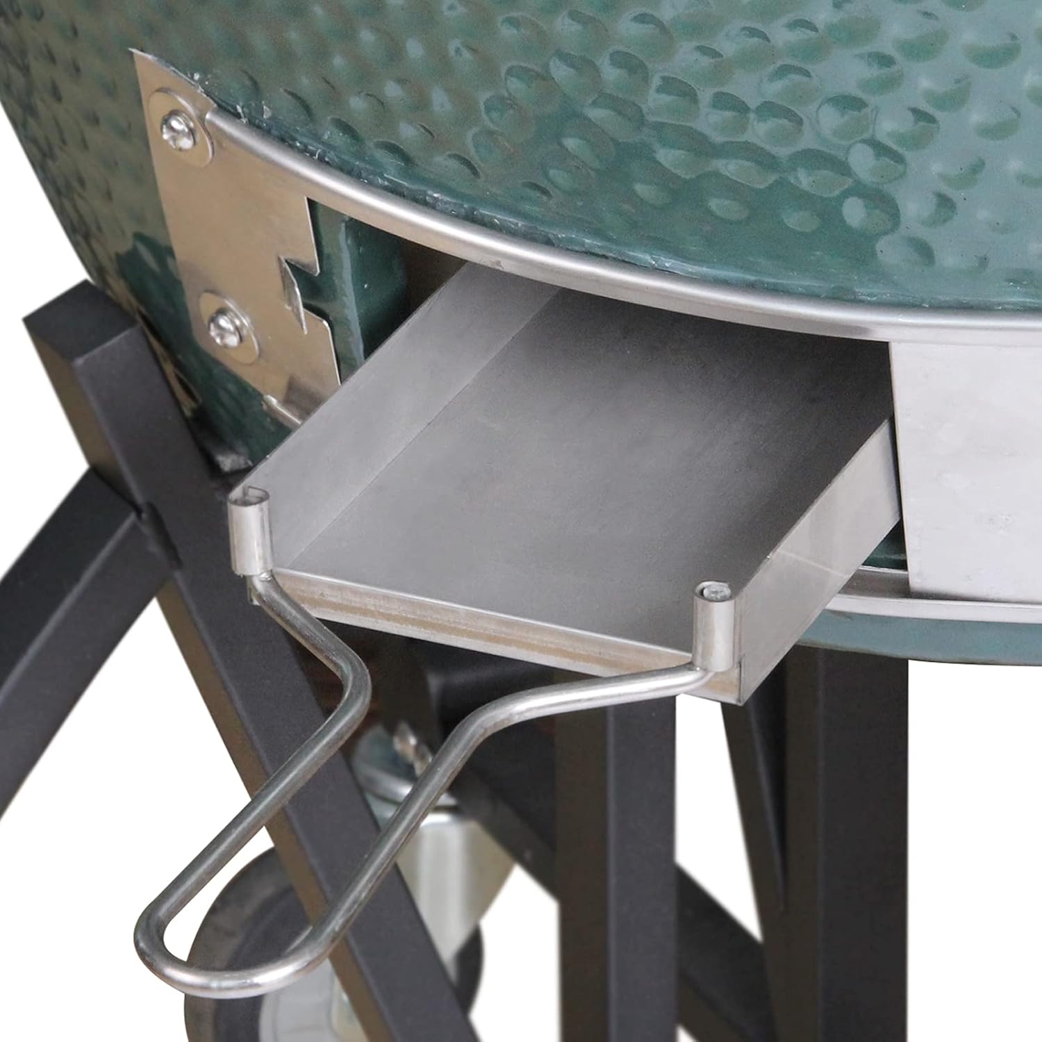 Mydracas Upgrade Slid Ash Tool Slid Out ash Drawer Big Green Egg Accessories Ash Tool, Stainless Steel for XLarge Big Green Egg Green Egg Replacement Parts ash Clean Tool Pack of 2