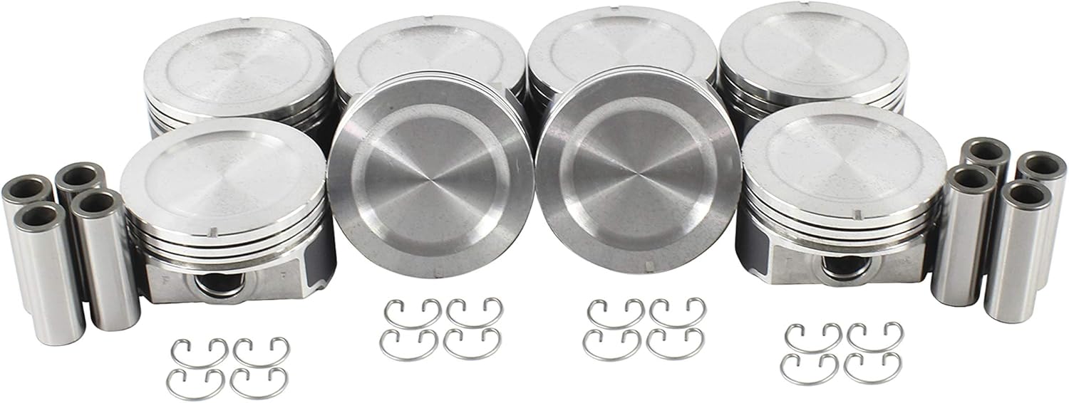 DNJ P4160 Piston Set for 1997-2008 / Ford, Lincoln/Blackwood, E-150, E-250, Super Duty, Excursion, Expedition, F-150, F-250, F-250 Super Duty, F-350 Super Duty